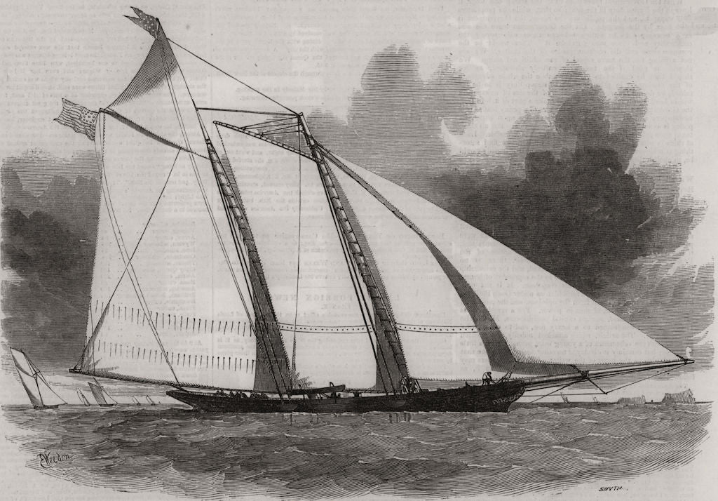The schooner yacht